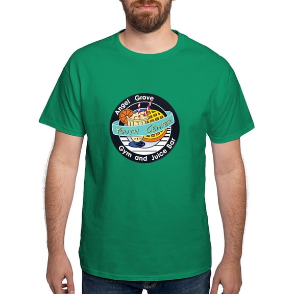 CafePress - Power Rangers Angel Grove Gym Men's Value T Shirt - Men's Classic Graphic Cotton T-Shirt