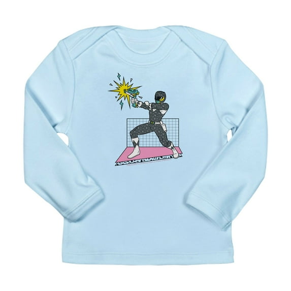 CafePress - Power Rangers Black Ran Long Sleeve Infant T Shirt - Long Sleeve Infant T-Shirt