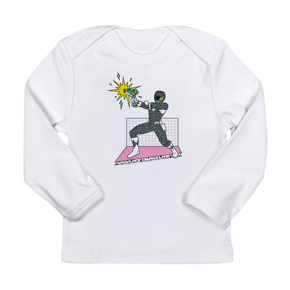 CafePress - Power Rangers Black Ran Long Sleeve Infant T Shirt - Long Sleeve Infant T-Shirt