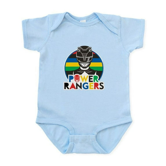 CafePress - Power Rangers Black Ranger - Baby Light Bodysuit, Size Newborn - 24 Months