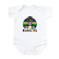 thumbnail image 1 of CafePress - Power Rangers Black Ranger - Baby Light Bodysuit, Size Newborn - 24 Months, 1 of 4