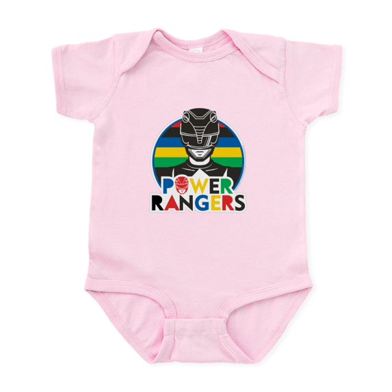 CafePress - Power Rangers Black Ranger - Baby Light Bodysuit, Size Newborn - 24 Months