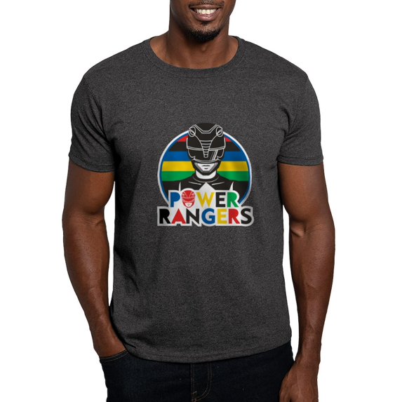 CafePress - Power Rangers Black Ranger Men's Value T Shirt - Men's Classic Graphic Cotton T-Shirt