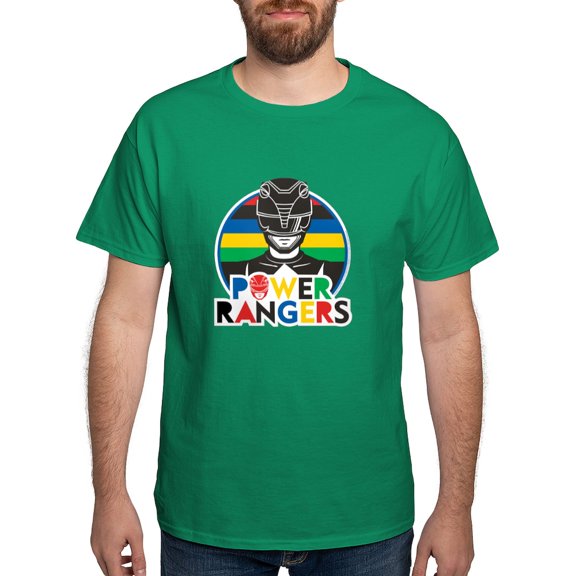 CafePress - Power Rangers Black Ranger Men's Value T Shirt - Men's Classic Graphic Cotton T-Shirt