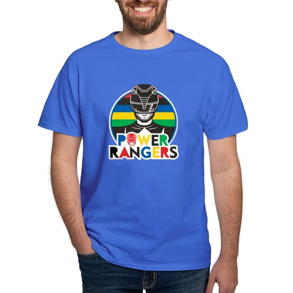 CafePress - Power Rangers Black Ranger Men's Value T Shirt - Men's Classic Graphic Cotton T-Shirt
