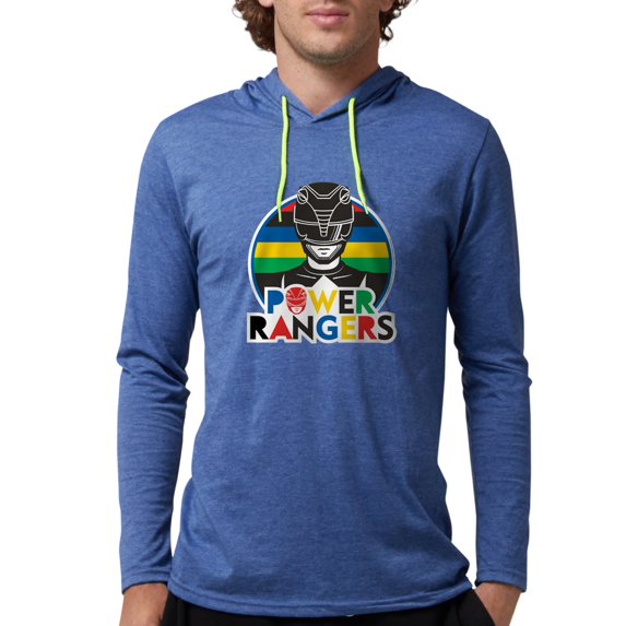 CafePress - Power Rangers Black Ranger - Mens Hooded Shirt