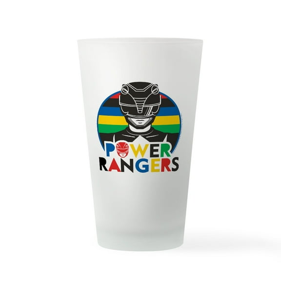 CafePress - Power Rangers Black Ranger - Pint Glass, Drinking Glass, 16 oz. CafePress