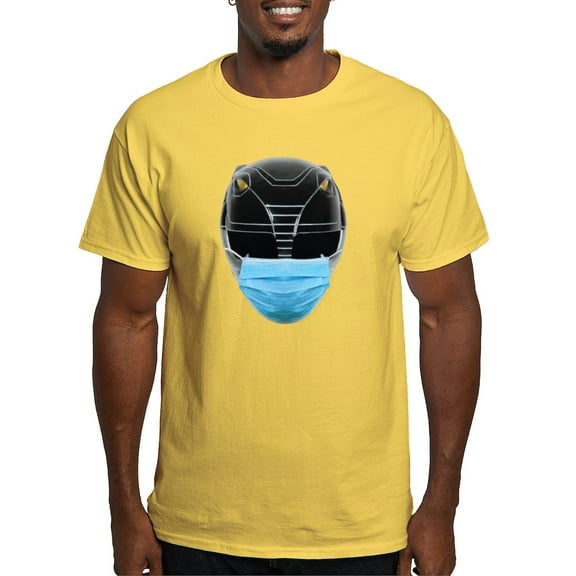 CafePress - Power Rangers Black Ranger Wea Men's Value T Shirt - Men's Classic Graphic T-Shirt