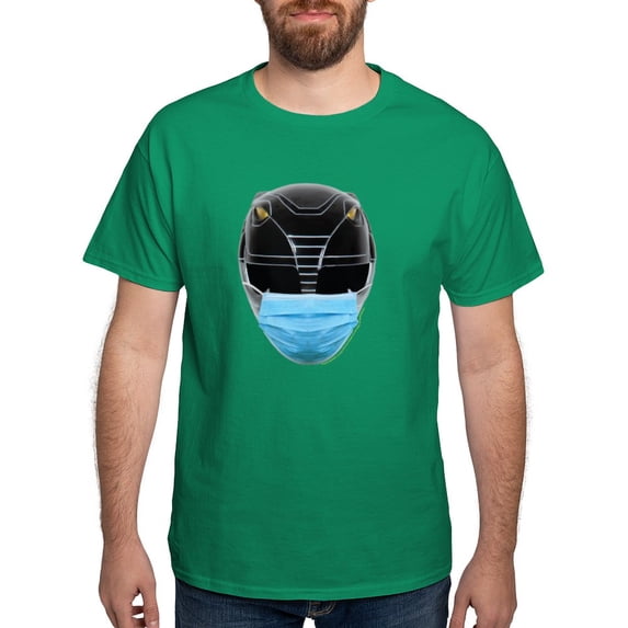 CafePress - Power Rangers Black Ranger Wea Men's Value T Shirt - Men's Classic Graphic Cotton T-Shirt