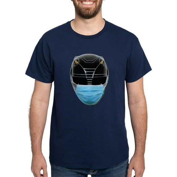 CafePress - Power Rangers Black Ranger Wea Men's Value T Shirt - Men's ...