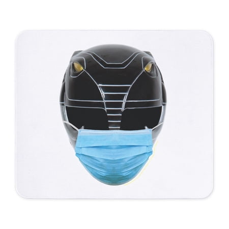 CafePress - Power Rangers Black Ranger Wearing A Su - Non-slip Rubber Mousepad, Gaming Mouse Pad