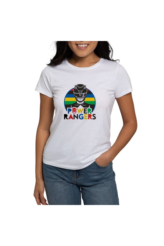 - Power Rangers Black Ranger Women's Value T Shirt - Women's Classic T-Shirt