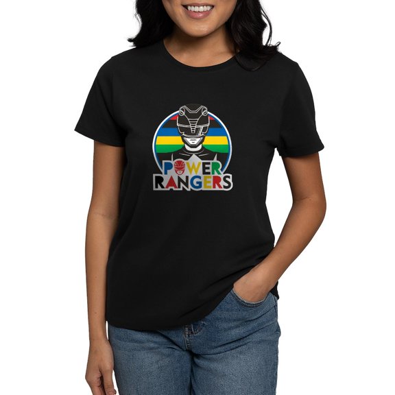CafePress - Power Rangers Black Ranger Women's Value T Shirt - Women's Traditional Fit Dark T-Shirt