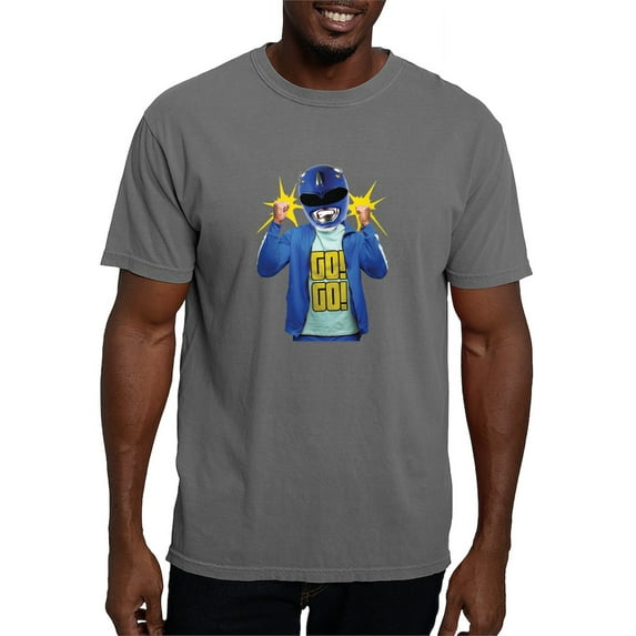 CafePress - Power Rangers Blue R Men's Comfort Colors® T Shirt - Mens Comfort Colors Shirt