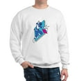thumbnail image 1 of CafePress - Power Rangers Blue Range - Crew Neck Sweatshirt, 1 of 4
