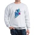 thumbnail image 1 of CafePress - Power Rangers Blue Range - Crew Neck Sweatshirt, 1 of 4