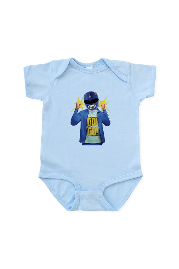 - Power Rangers Blue Ranger Go! Go! - Baby Light Bodysuit, Size Newborn - 24 Months