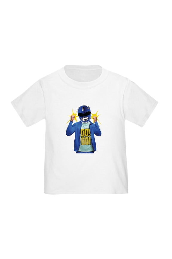 - Power Rangers Blue Ranger Go! Go! Toddler T Shirt - Cute Toddler T-Shirt, 100% Cotton
