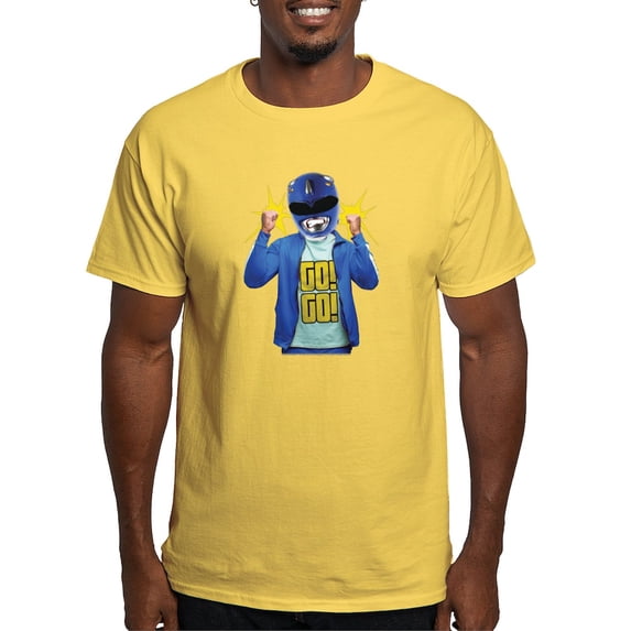 CafePress - Power Rangers Blue Ranger Go! Men's Value T Shirt - Men's Classic Graphic T-Shirt