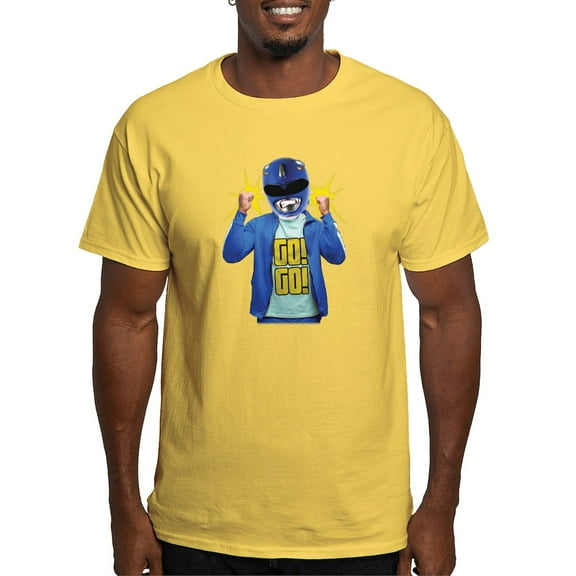 CafePress - Power Rangers Blue Ranger Go! Men's Value T Shirt - Men's Classic Graphic T-Shirt