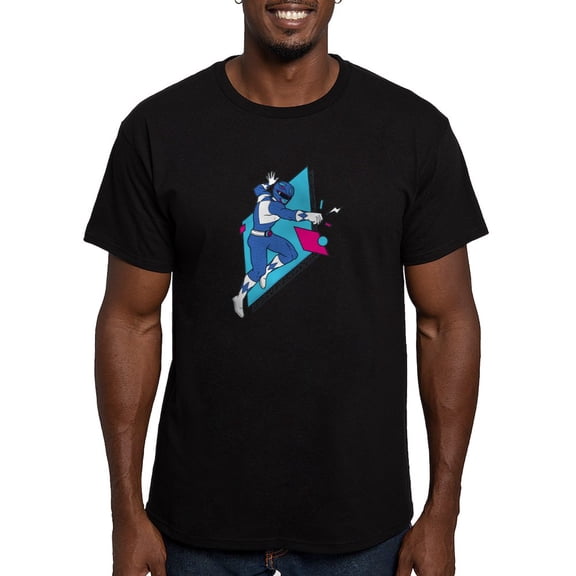 CafePress - Power Rangers Blue Ranger Pu Men's Classic T Shirt - Men's Fitted T-Shirt