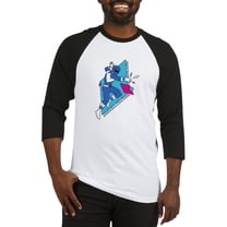 CafePress - Power Rangers Blue Ranger Pun - Cotton Baseball Jersey, 3/4 Raglan Sleeve Shirt