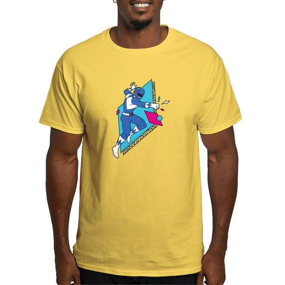 CafePress - Power Rangers Blue Ranger Punc Men's Value T Shirt - Men's Classic Graphic T-Shirt