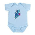 thumbnail image 1 of CafePress - Power Rangers Blue Ranger Punching - Baby Light Bodysuit, Size Newborn - 24 Months, 1 of 4