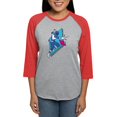 thumbnail image 1 of CafePress - Power Rangers Blue Ranger Women's Baseball T Shirt - Womens Baseball Tee, 1 of 4