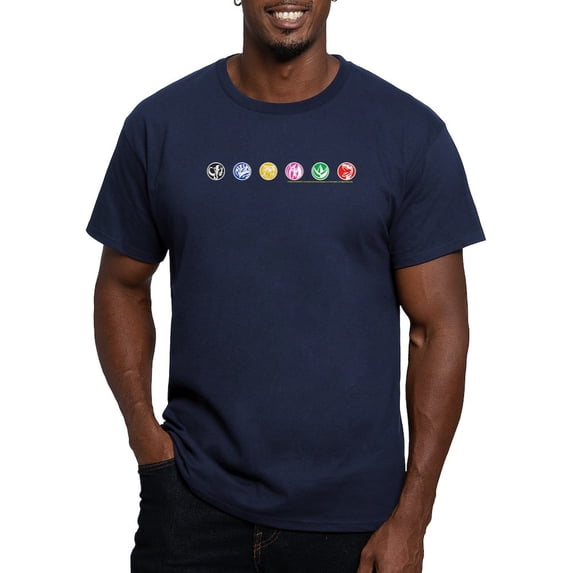 CafePress - Power Rangers Dino Zord Embl Men's Classic T Shirt - Men's Fitted T-Shirt
