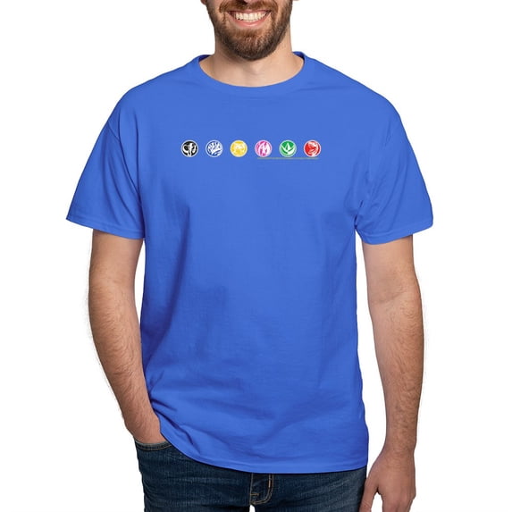 CafePress - Power Rangers Dino Zord Emblem Men's Value T Shirt - Men's Classic Graphic Cotton T-Shirt