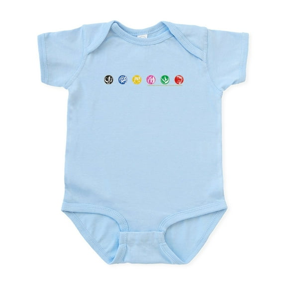 CafePress - Power Rangers Dino Zord Emblems - Baby Light Bodysuit, Size Newborn - 24 Months