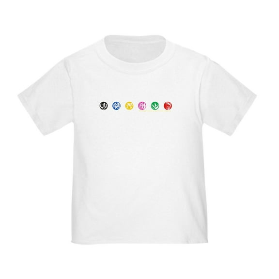 CafePress - Power Rangers Dino Zord Emblems Toddler T Shirt - Cute Toddler T-Shirt, 100% Cotton