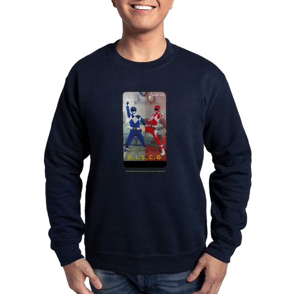 CafePress - Power Rangers Disco - Classic Crew Neck Sweatshirt