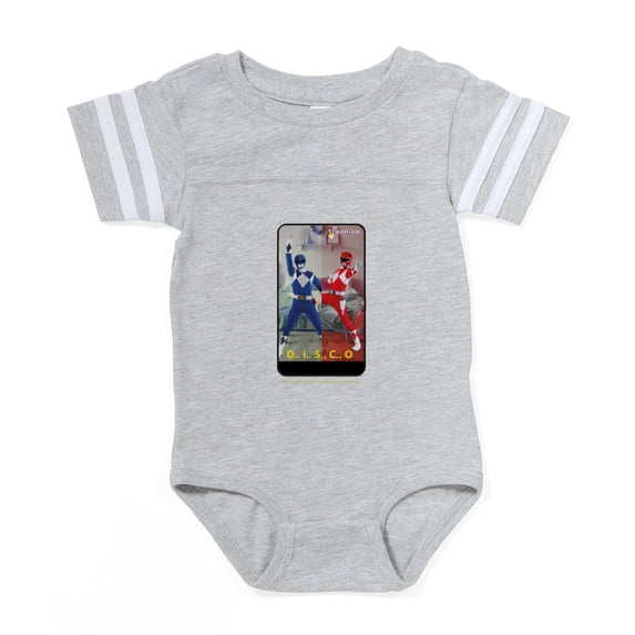 CafePress - Power Rangers Disco - Cute Infant Baby Football Bodysuit