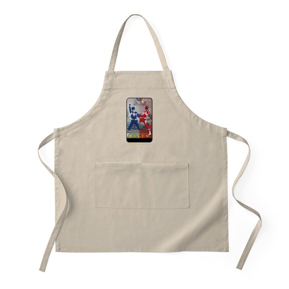 CafePress - Power Rangers Disco - Kitchen Apron with Pockets, Grilling Apron, Baking Apron
