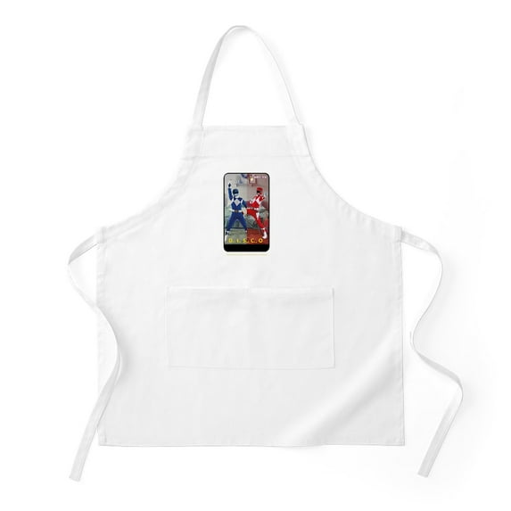 CafePress - Power Rangers Disco - Kitchen Apron with Pockets, Grilling Apron, Baking Apron