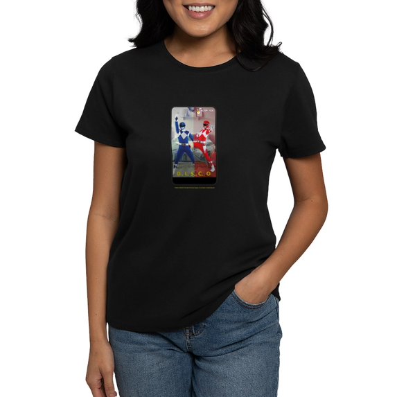 CafePress - Power Rangers Disco Women's Value T Shirt - Women's Traditional Fit Dark T-Shirt