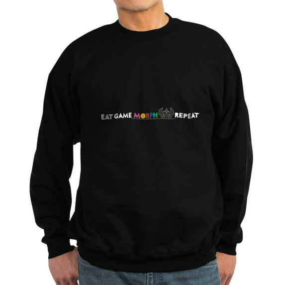 CafePress - Power Rangers Eat Game M - Classic Crew Neck Sweatshirt