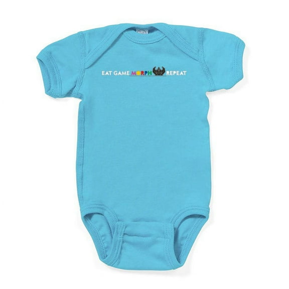 CafePress - Power Rangers Eat Game Morph Repeat - Cute Infant Bodysuit Baby Romper - Size Newborn - 24 Months