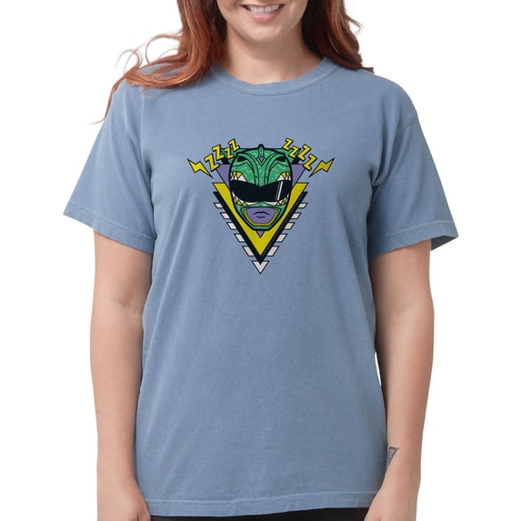 CafePress - Power Rangers Gree Women's Comfort Colors® T Shirt - Womens Comfort Colors® Shirt
