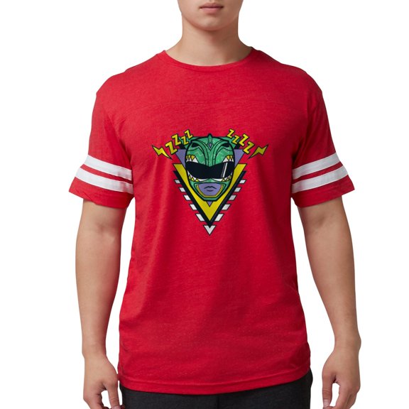 CafePress - Power Rangers Green Ranger Men's Football T Shirt - Mens Football Shirt