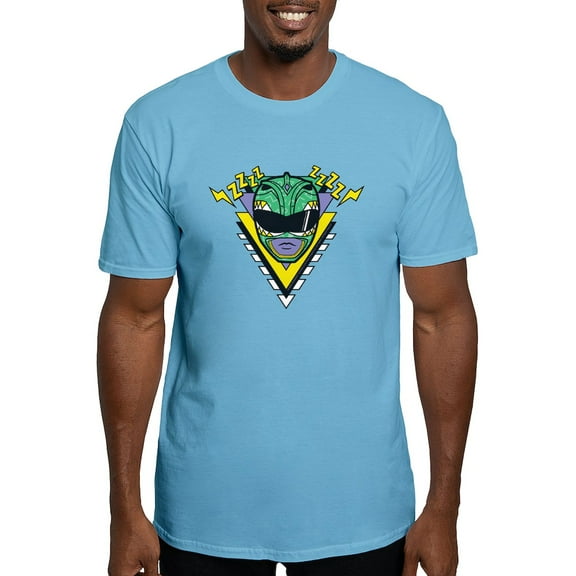 CafePress - Power Rangers Green Ranger Z Men's Classic T Shirt - Fitted T-Shirt, Vintage Fit Soft Cotton Tee