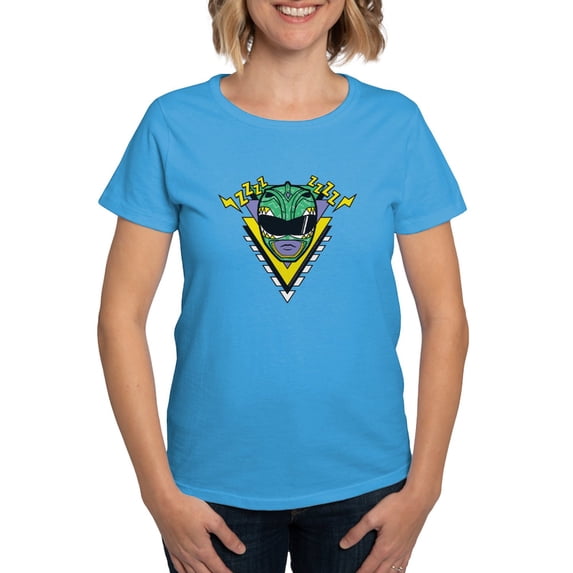 CafePress - Power Rangers Green Ranger Z Women's Value T Shirt - Women's Traditional Fit Dark T-Shirt