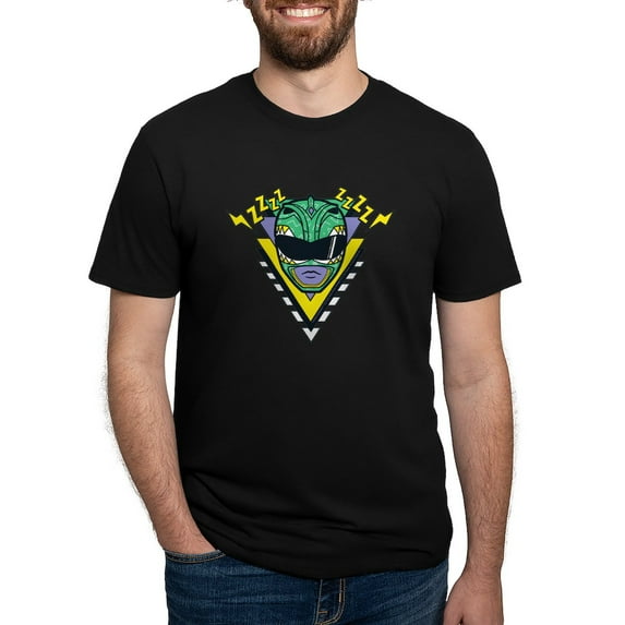 CafePress - Power Rangers Green Ranger Zz Men's Deluxe T Shirt - Mens Tri-blend T-Shirt