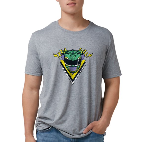 CafePress - Power Rangers Green Ranger Zz Men's Deluxe T Shirt - Mens Tri-blend T-Shirt