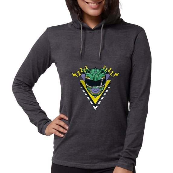 CafePress - Power Rangers Green Ranger Zz - Womens Hooded Shirt