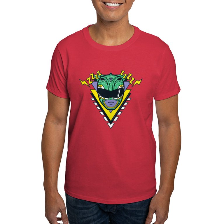 CafePress Power Rangers Green Ranger Zzz Men's Value T Shirt