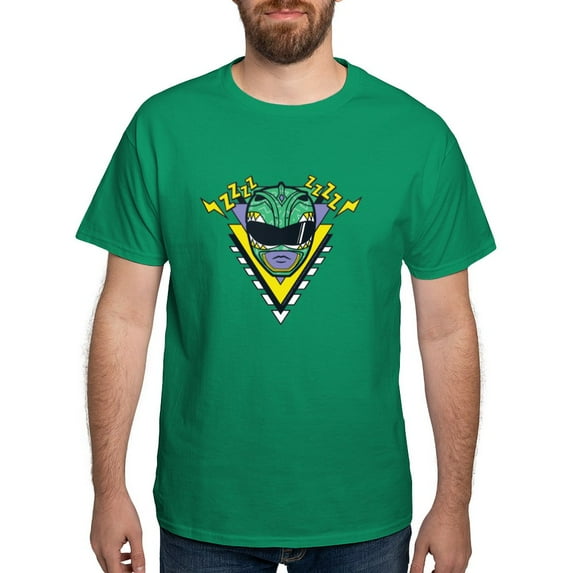 CafePress - Power Rangers Green Ranger Zzz Men's Value T Shirt - Men's Classic Graphic Cotton T-Shirt