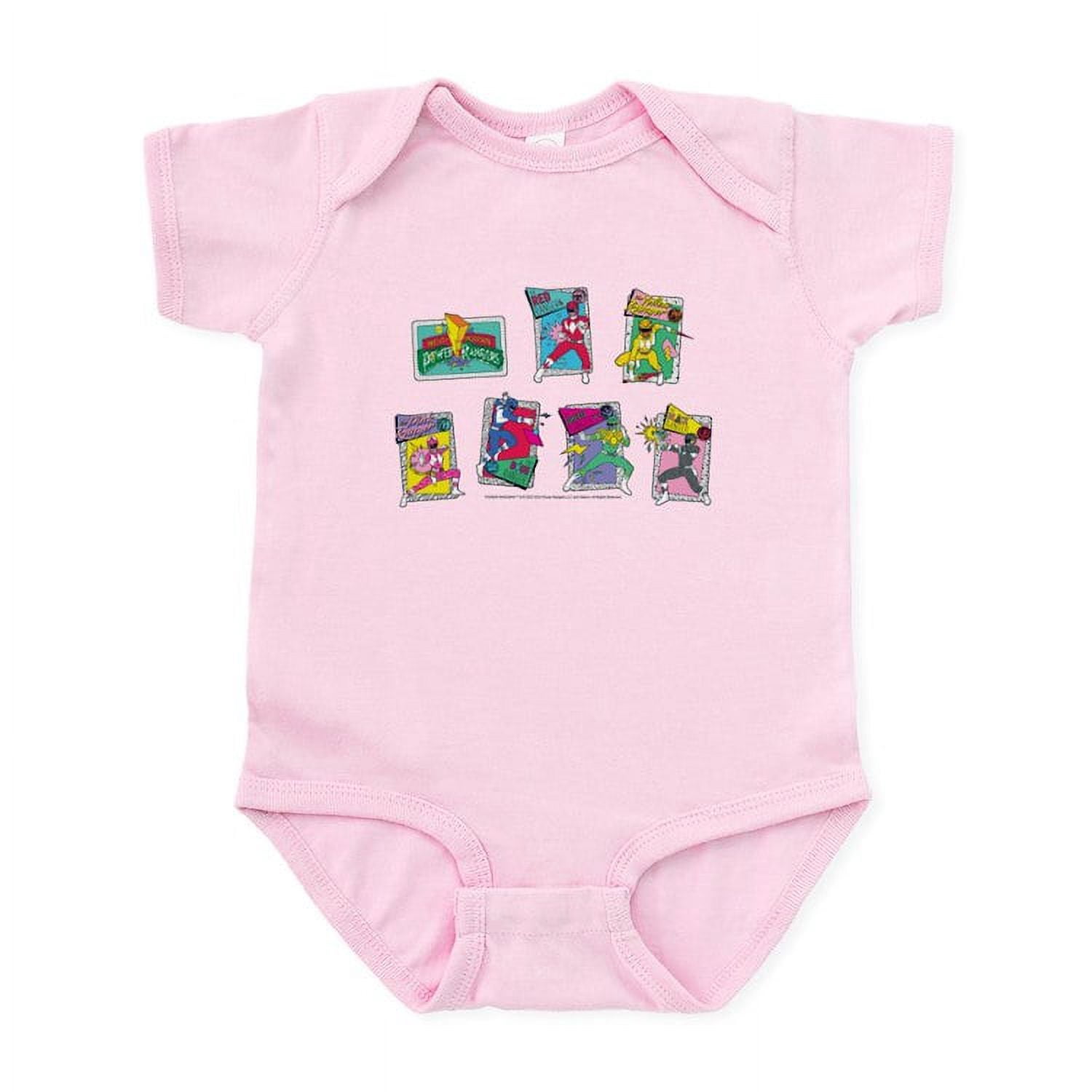 CafePress - Power Rangers Group Shots - Baby Light Bodysuit, Size ...